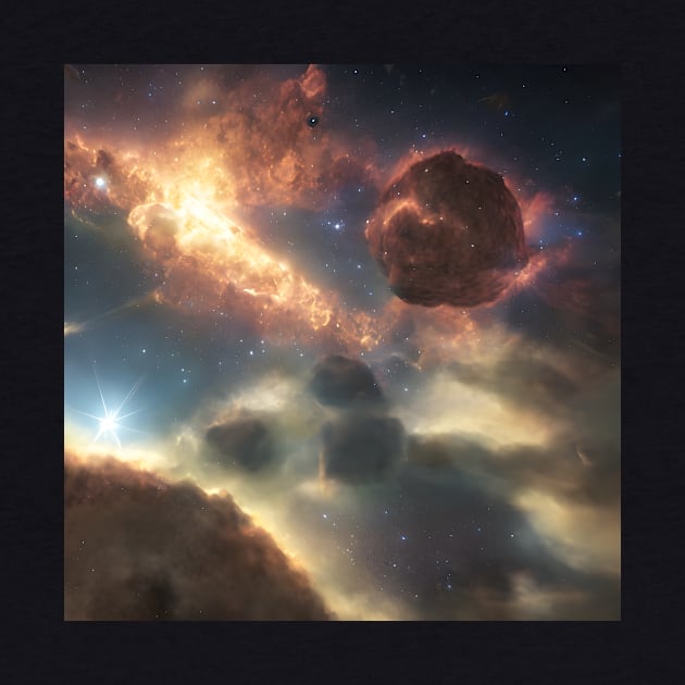 Planets Nebula Cloud In Dark Space by star trek fanart and more